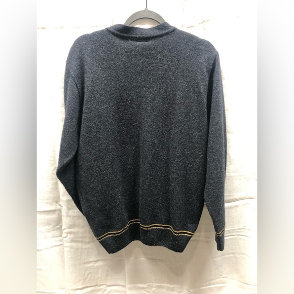 Harry Potter universal studios lambs wool cardigan, gray, GUC - Picture 4 of 8